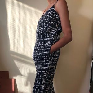 Madewell Pattern grid Jumpsuit